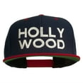thumbnail image 1 of Hollywood Embroidered Two Tone Snapback Cap - Navy Red OSFM, 1 of 5