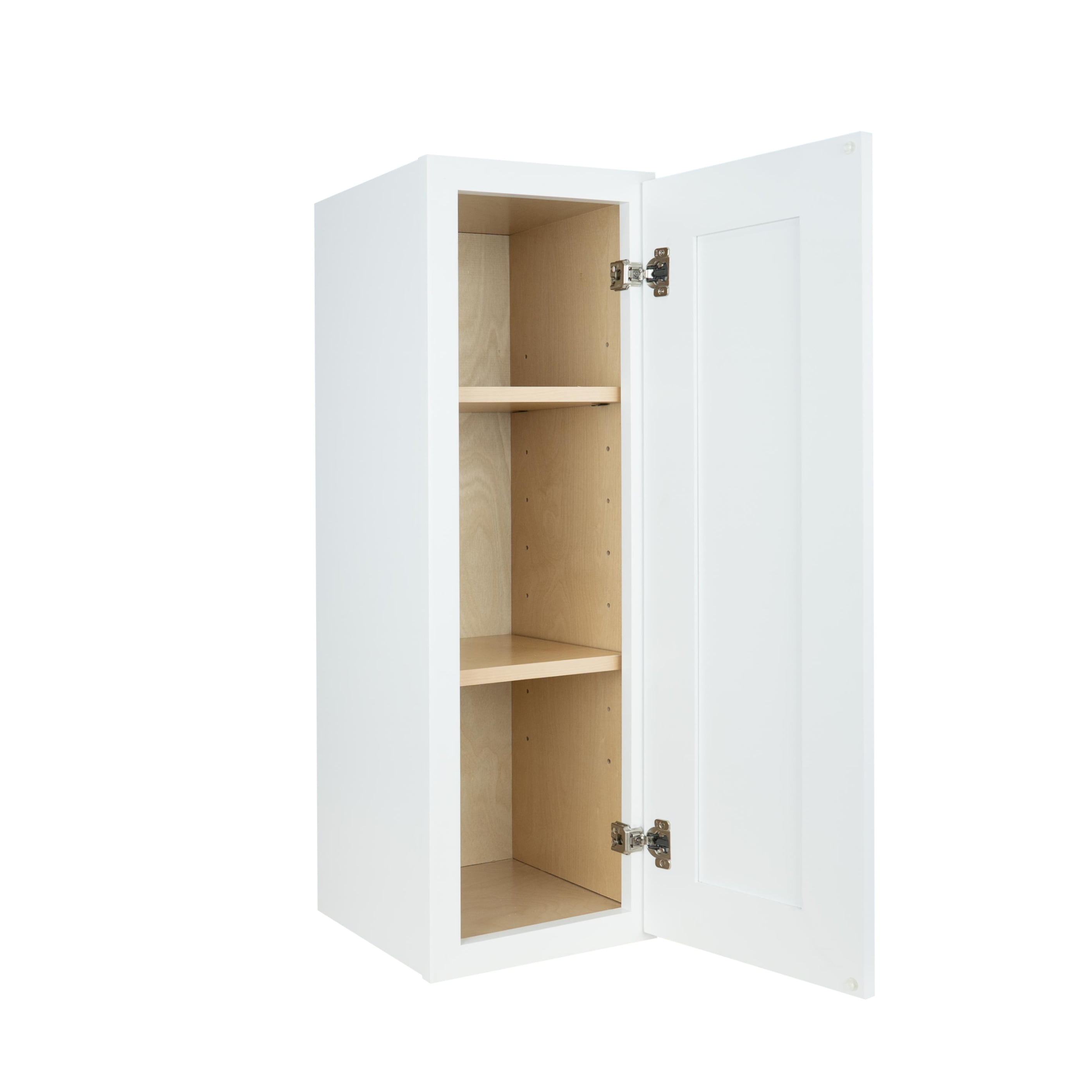 White Shaker Wall Kitchen Cabinet with Shelves