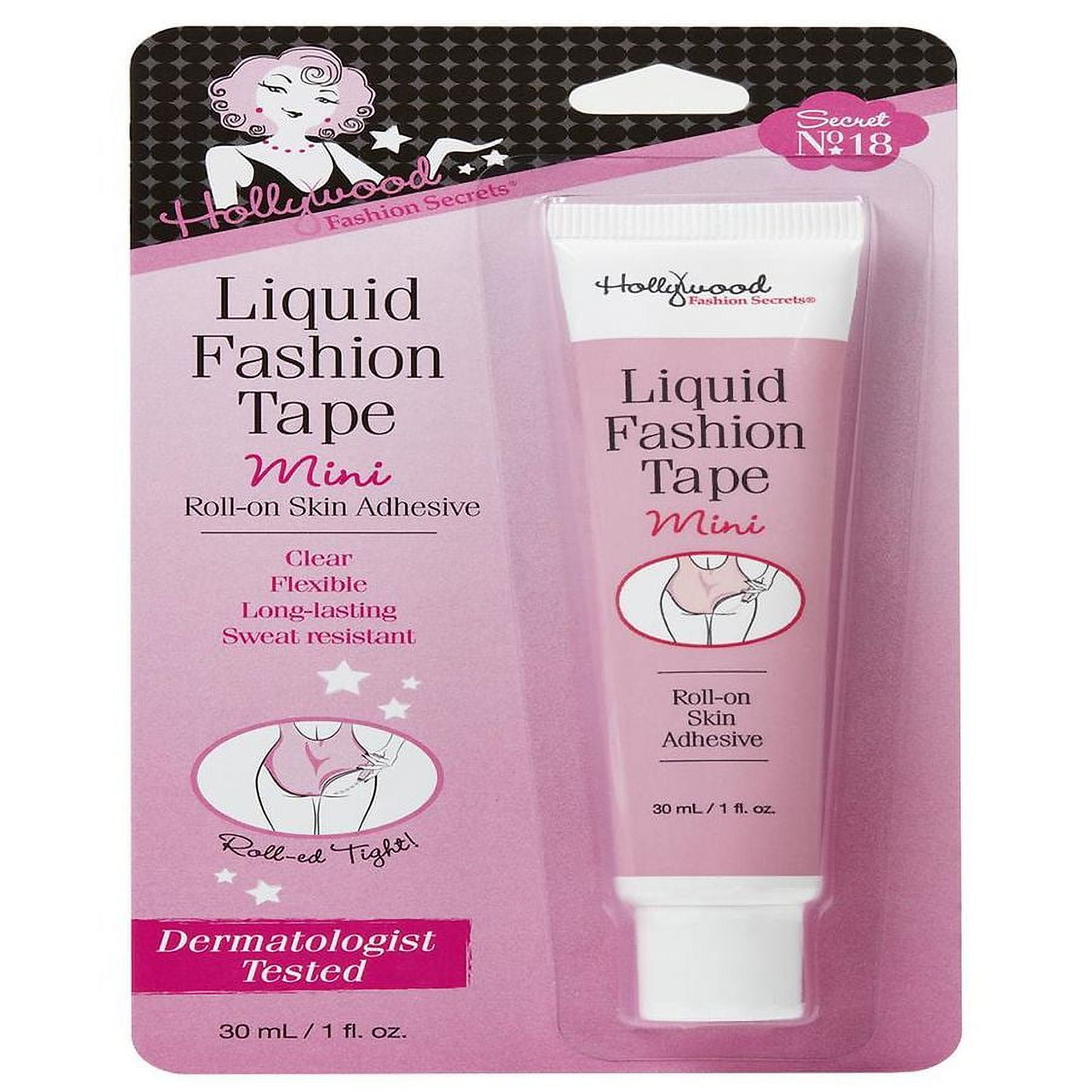 Hollywood Fashion Secrets Liquid Fashion Tape 1.0 fl oz Pack of 2 - Walmart .com Hollywood Fashion Secrets Liquid Fashion Tape 1.0 fl oz Pack of 2 - Walmart .com