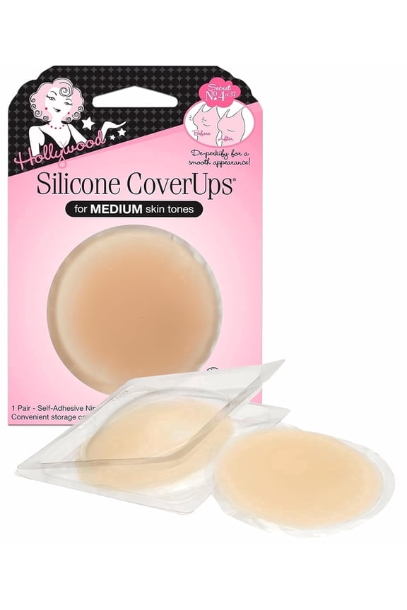 Sticky Bra, Hypoallergenic Silicone Adhesive Bra for Women, Medium Shade