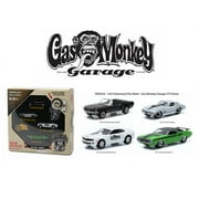 Hollywood Film Reels Series 3 Gas Monkey Garage" 4 Cars Set 1/64 Diecast Model Cars by Greenlight"