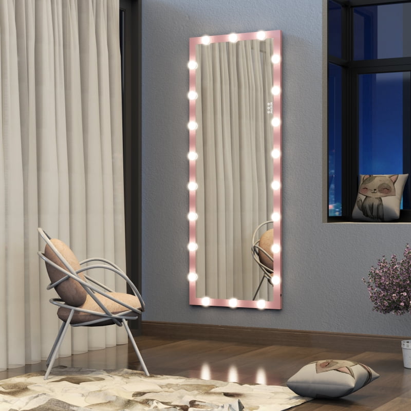 Hollywood Full Length Mirror with Lights Oversized Full Body Vanity ...
