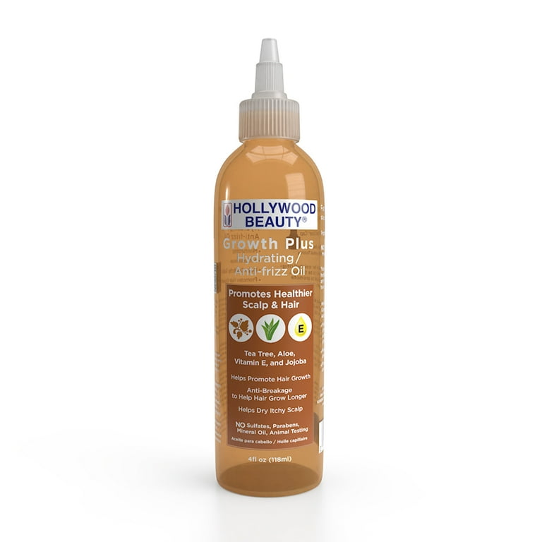 HOLLYWOOD BEAUTY Growth Plus Hydrating & Anti-frizz Oil (4oz) HOLLYWOOD BEAUTY Growth Plus Hydrating & Anti-frizz Oil (4oz)