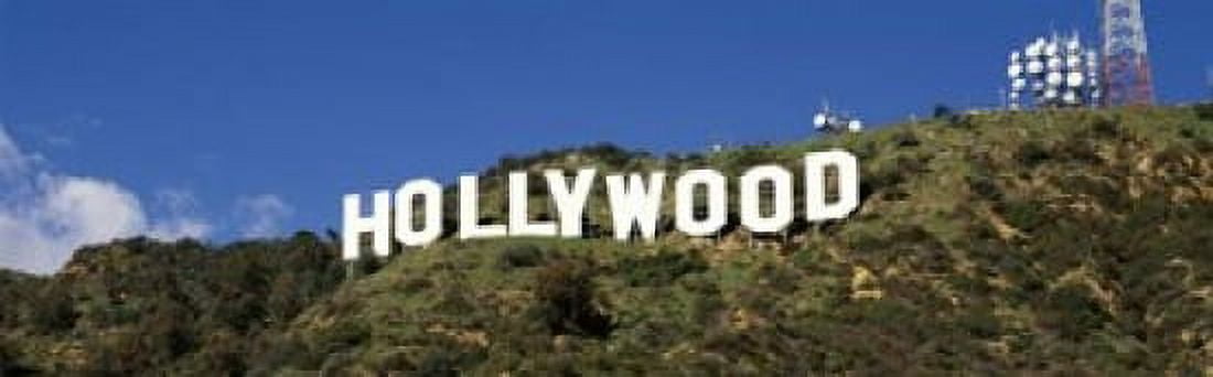 Hollywood Hills Sign Los Angeles California Canvas Art - Panoramic Images (39 x 12)