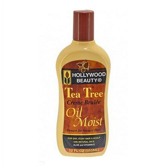 Hollywood Holly Wood Beauty Tea Tree Oil Moist for Dry, Itchy, Scalp W/natural Oils, 12 Oz