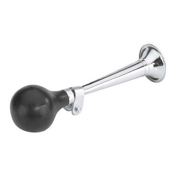 Hollywood Horn 10 x2-3/8" Chrome. bicycle horn, bike horn, lowrider horn, beach cruiser horn, chopper horn