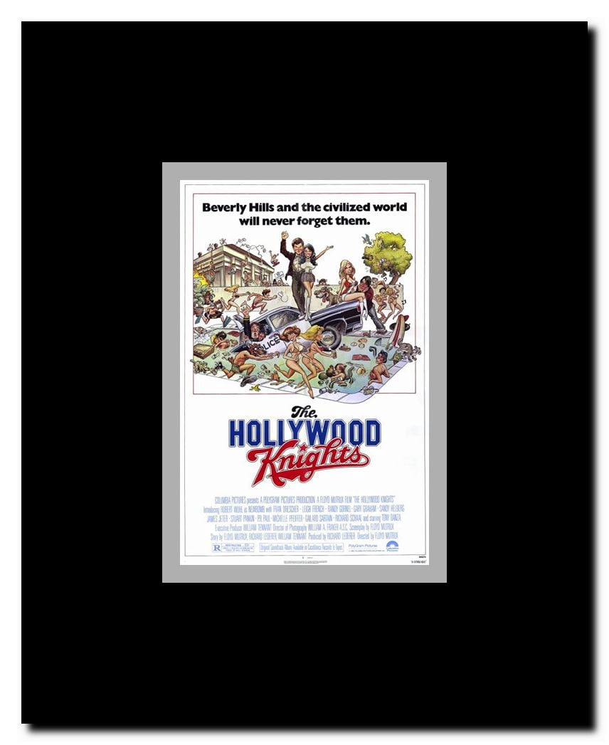 Hollywood Knights Framed Movie Poster