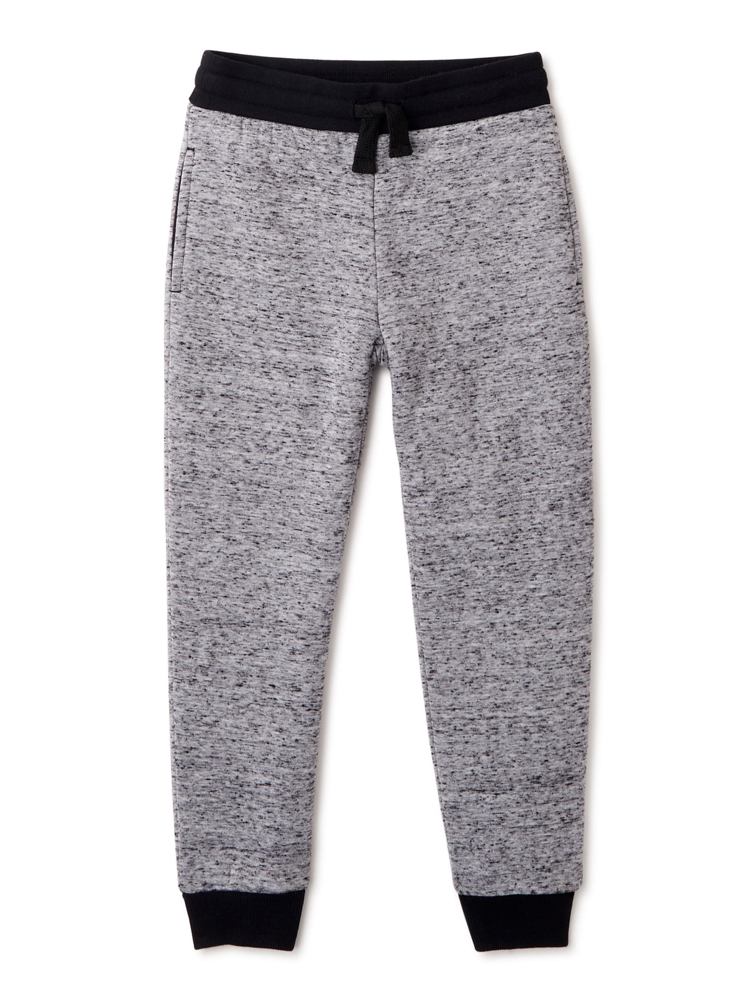 Hollywood Little Boys Faux Sherpa-Bonded Jersey Joggers, Sizes 4-7