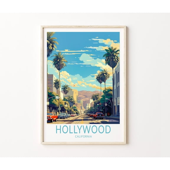 Hollywood Los Angeles Travel Home Decor