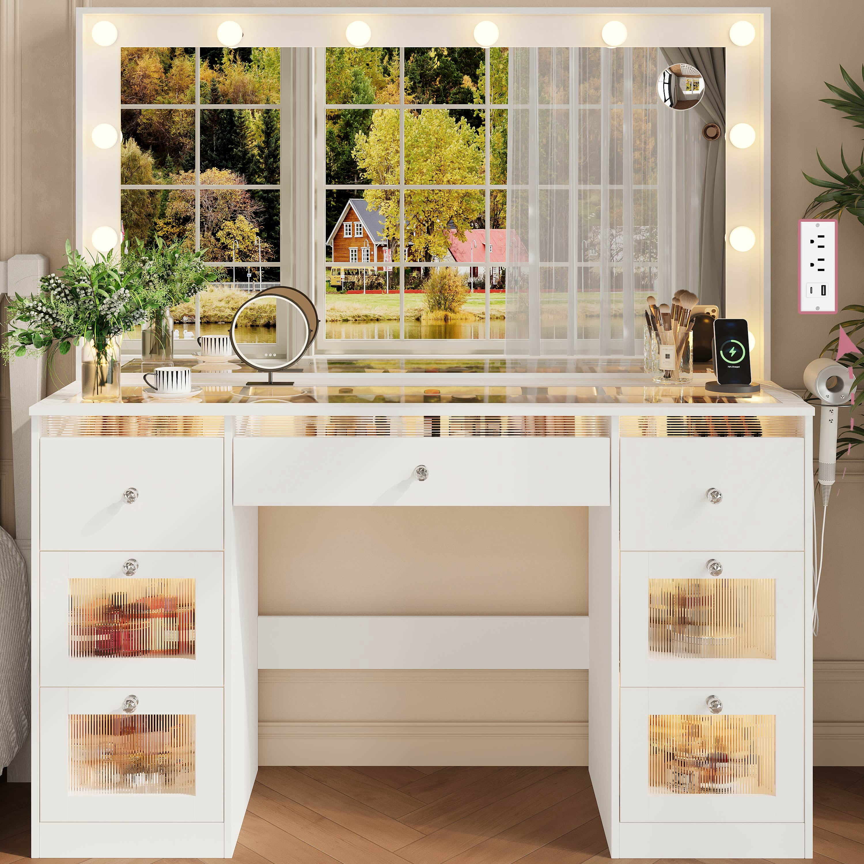 dressing mirror for ladies Fancy Table Mirrors makeup vanity mirror