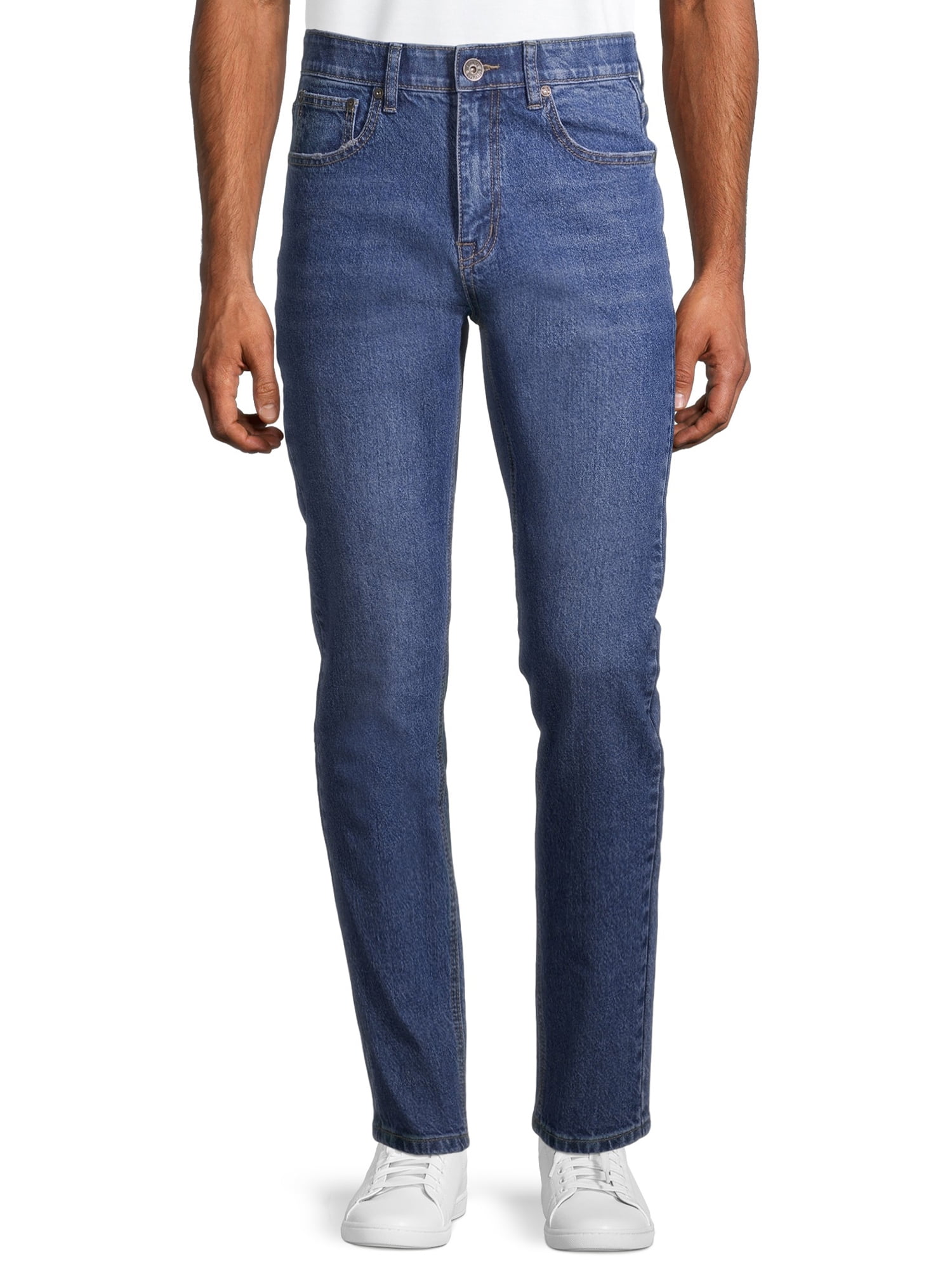 Hollywood Men's Active Flex Slim Straight Jeans, Waist Sizes 30
