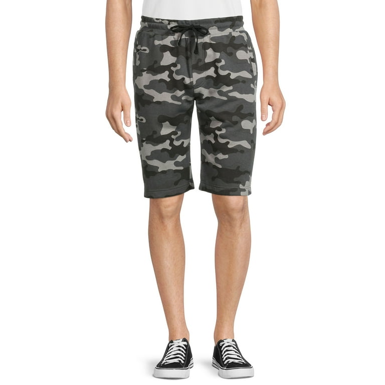 Hollywood Men s French Terry Jogger Shorts Sizes S XL Walmart