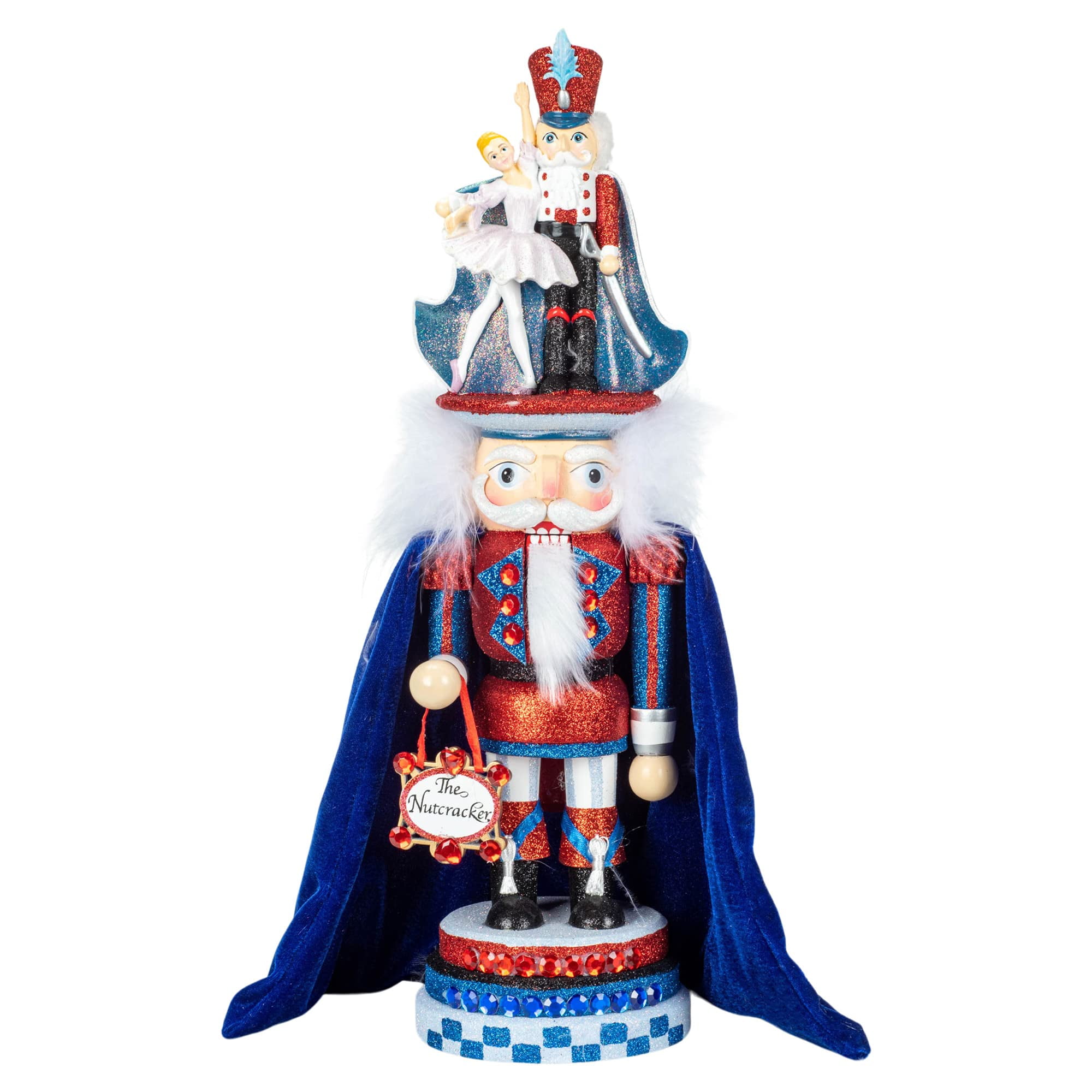 18-Inch Multicolored Hollywood Clara Nutcracker with Prince