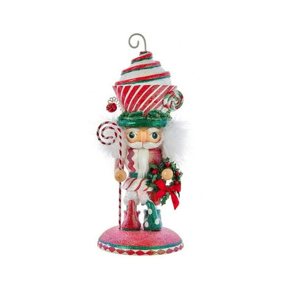 Hollywood Nutcrackers Hollywood Cupcake Swirl Hat Nutcracker, 12-Inch, Multicolored