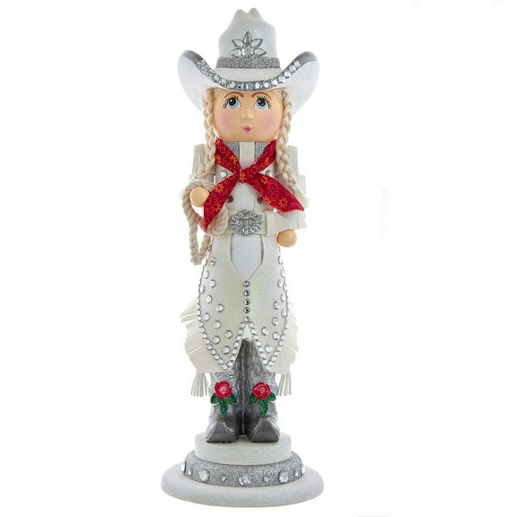 Hollywood Nutcrackers Hollywood Rhinestone Cowgirl Nutcracker, 18-Inch, Multicolored