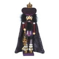 thumbnail image 1 of Hollywood Nutcrackers Kurt Adler Hollywood King Nutcracker, 18-Inch, Purple, 1 of 4
