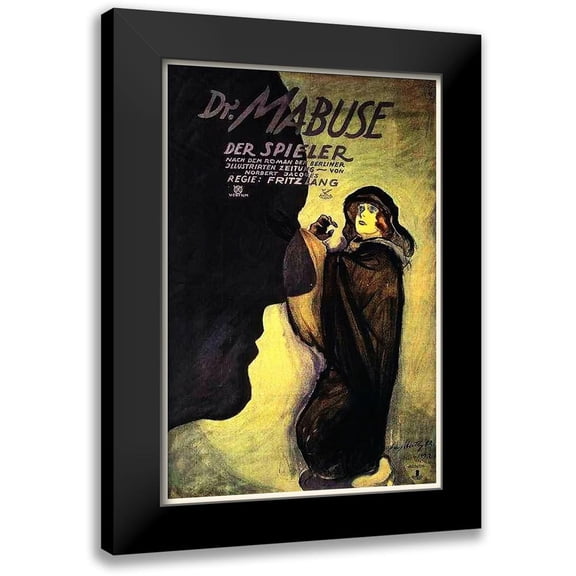 Hollywood Photo Archive 11x14 Black Modern Framed Museum Art Print Titled - Doctor Mabuse