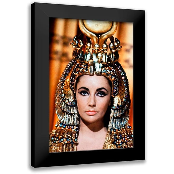 Hollywood Photo Archive 11x14 Black Modern Framed Museum Art Print Titled - Elizabeth Taylor - Cleopatra