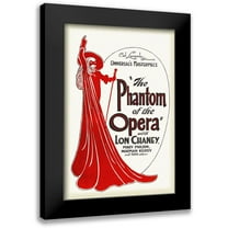 Hollywood Photo Archive 11x14 Black Modern Framed Museum Art Print Titled - The Phantom of the Opera