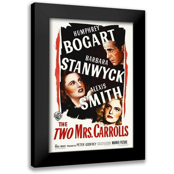 Hollywood Photo Archive 11x14 Black Modern Framed Museum Art Print Titled - The Two Mrs Carrolls
