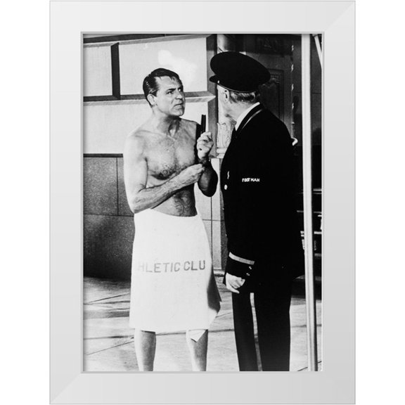Hollywood Photo Archive 11x14 White Modern Wood Framed Museum Art Print Titled - Cary Grant - That Touch of Mink