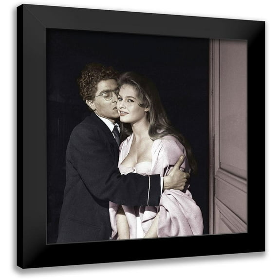 Hollywood Photo Archive 12x12 Black Modern Framed Museum Art Print Titled - Brigitte Bardot