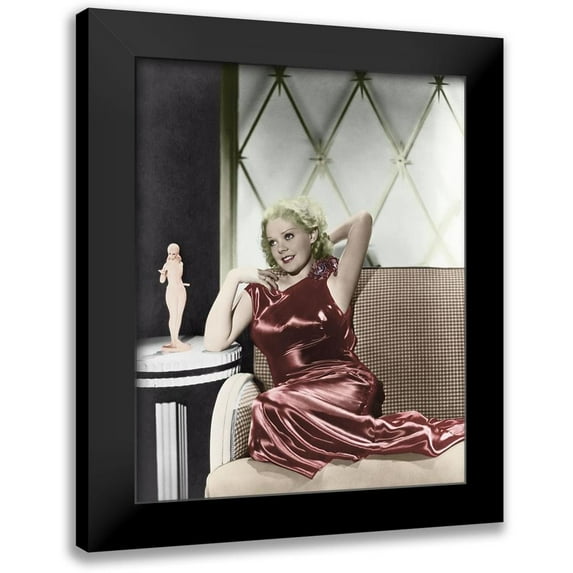 Hollywood Photo Archive 12x14 Black Modern Framed Museum Art Print Titled - Alice Faye