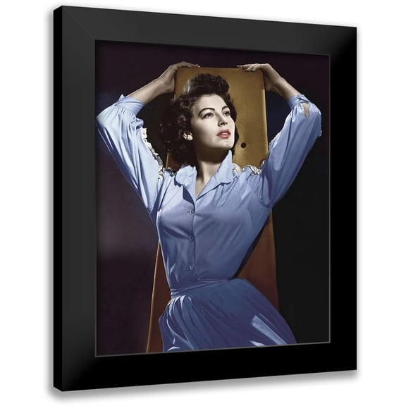 Hollywood Photo Archive 12x14 Black Modern Framed Museum Art Print Titled - Ave Gardner