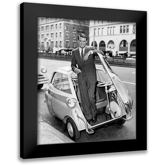 Hollywood Photo Archive 12x14 Black Modern Framed Museum Art Print Titled - Cary Grant