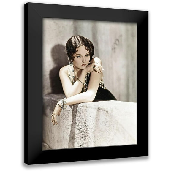 Hollywood Photo Archive 12x14 Black Modern Framed Museum Art Print Titled - Thelma Todd - Her Man