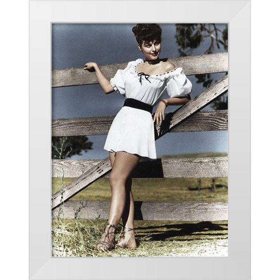 Hollywood Photo Archive 12x14 White Modern Wood Framed Museum Art Print Titled - Ave Gardner