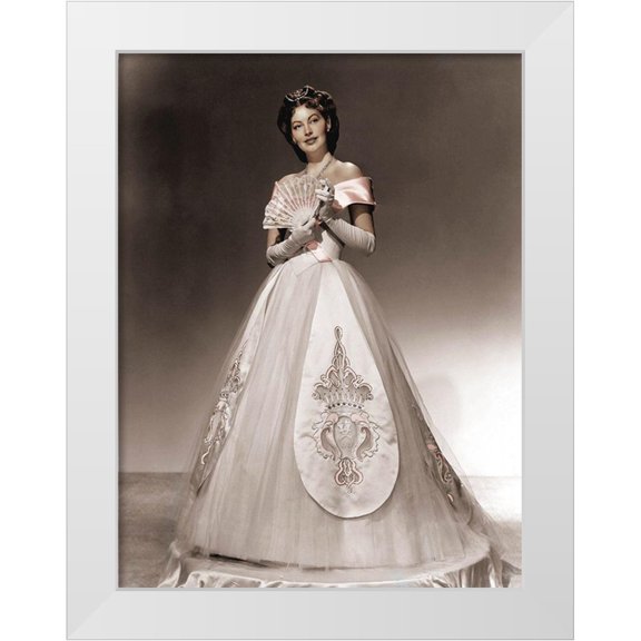 Hollywood Photo Archive 12x14 White Modern Wood Framed Museum Art Print Titled - Ave Gardner