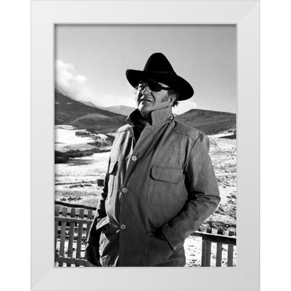 Hollywood Photo Archive 12x14 White Modern Wood Framed Museum Art Print Titled - True Grit - John Wayne