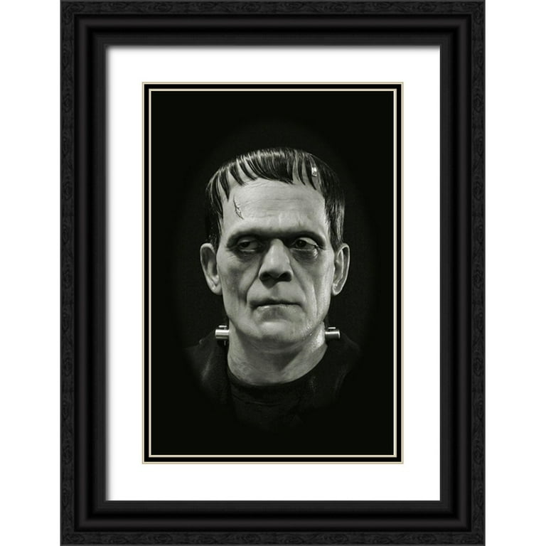 Hollywood Photo Archive 13x18 Black Ornate Wood Framed with Double