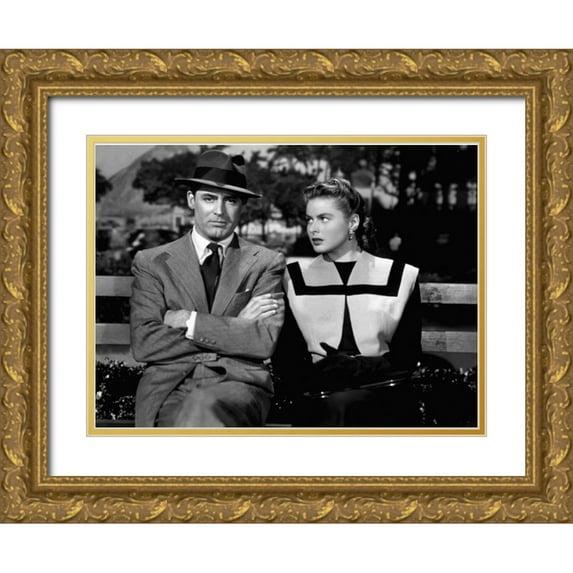 Hollywood Photo Archive 14x11 Gold Ornate Wood Framed with Double Matting Museum Art Print Titled - Cary Grant