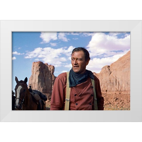 Hollywood Photo Archive 14x11 White Modern Wood Framed Museum Art Print Titled - John Wayne