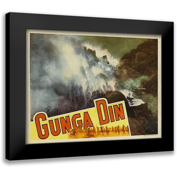 Hollywood Photo Archive 14x12 Black Modern Framed Museum Art Print Titled - Cary Grant - Gunga Din