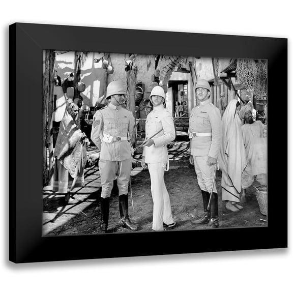 Hollywood Photo Archive 14x12 Black Modern Framed Museum Art Print Titled - Cary Grant - Gunga Din
