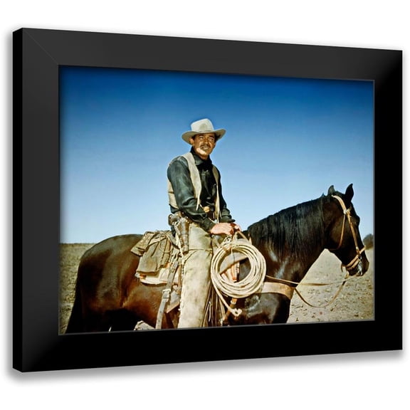 Hollywood Photo Archive 14x12 Black Modern Framed Museum Art Print Titled - Clark Gable - The Tall Men