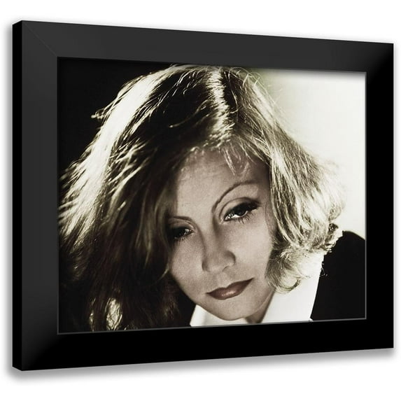 Hollywood Photo Archive 14x12 Black Modern Framed Museum Art Print Titled - Greta Garbo