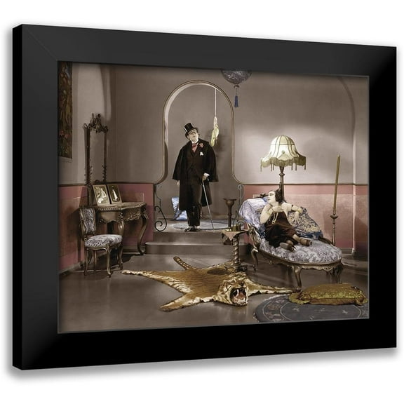 Hollywood Photo Archive 14x12 Black Modern Framed Museum Art Print Titled - Harold Lloyd