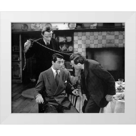 Hollywood Photo Archive 14x12 White Modern Wood Framed Museum Art Print Titled - Cary Grant - Arsenic and Old Lace
