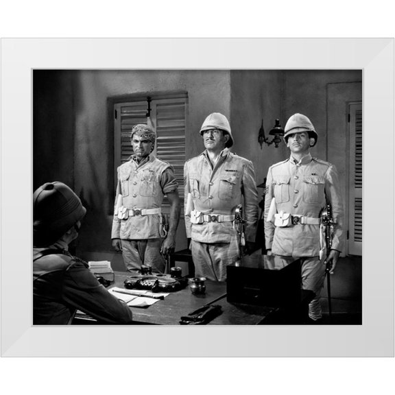 Hollywood Photo Archive 14x12 White Modern Wood Framed Museum Art Print Titled - Cary Grant - Gunga Din