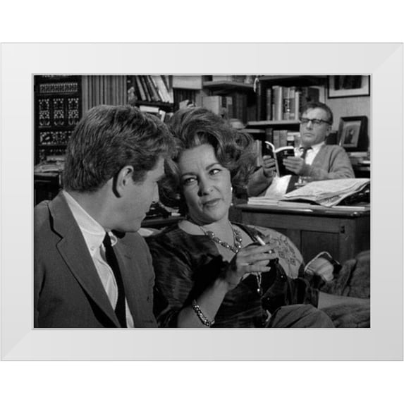 Hollywood Photo Archive 14x12 White Modern Wood Framed Museum Art Print Titled - Elizabeth Taylor and Richard Burton
