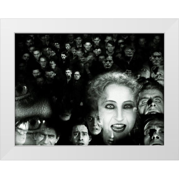 Hollywood Photo Archive 14x12 White Modern Wood Framed Museum Art Print Titled - Metropolis - Production Still