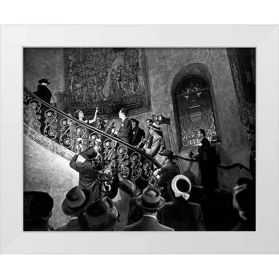 Hollywood Photo Archive 14x12 White Modern Wood Framed Museum Art Print Titled - Sunset Boulevard