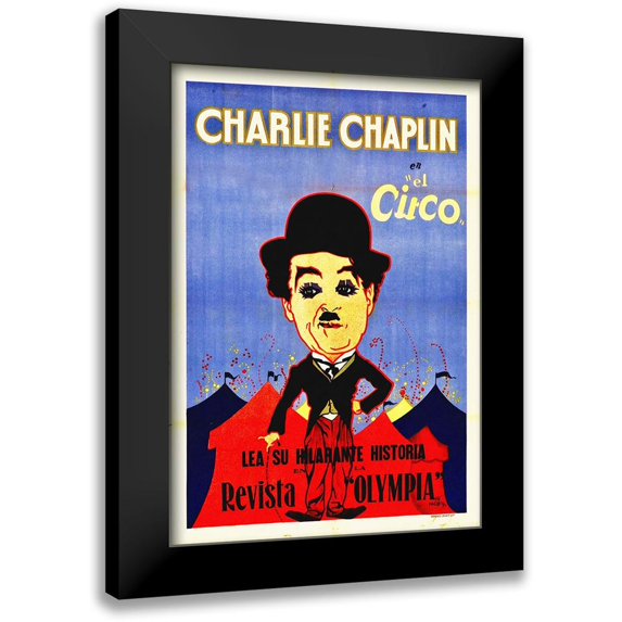 Hollywood Photo Archive 14x18 Black Modern Framed Museum Art Print Titled - Charlie Chaplin, The Circus