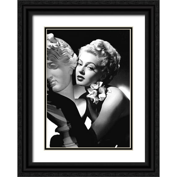 Hollywood Photo Archive 14x18 Black Ornate Wood Framed with Double Matting Museum Art Print Titled - Lana Turner