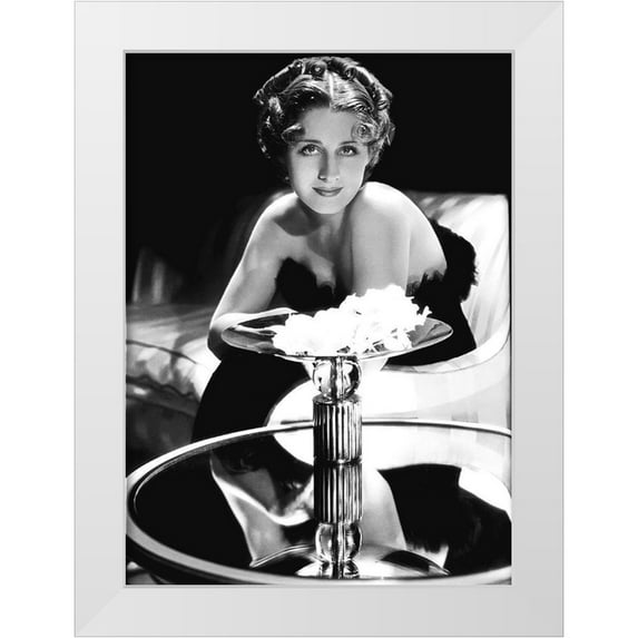 Hollywood Photo Archive 14x18 White Modern Wood Framed Museum Art Print Titled - Norma Shearer