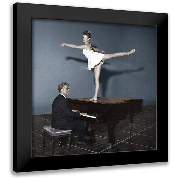 Hollywood Photo Archive 15x15 Black Modern Framed Museum Art Print Titled - Brigitte Bardot